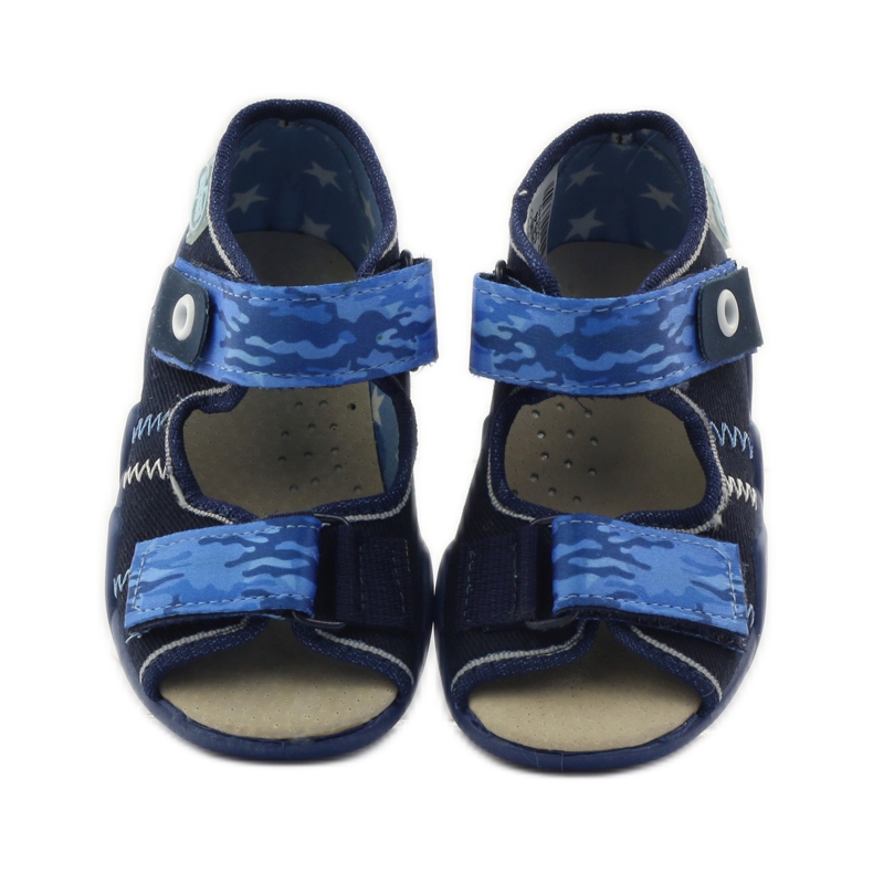 Sandalias befado 250p inserto piel azul marino azul 4