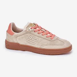 Zapatillas deportivas de gamuza zapatillas para mujeres d.franklin DFSH387005 beige 4