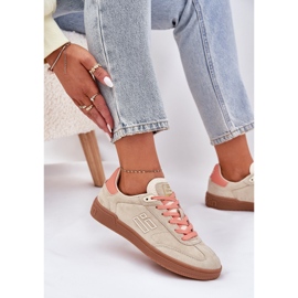 Zapatillas deportivas de gamuza zapatillas para mujeres d.franklin DFSH387005 beige 6
