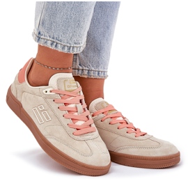 Zapatillas deportivas de gamuza zapatillas para mujeres d.franklin DFSH387005 beige 10
