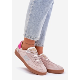 Zapatos deportivos de gamuza para mujeres d.franklin DFSH387005 Dirty Pink rosado 1 Zapatos deportivos de gamuza para mujeres d.franklin DFSH387005 Dirty Pink rosado 1