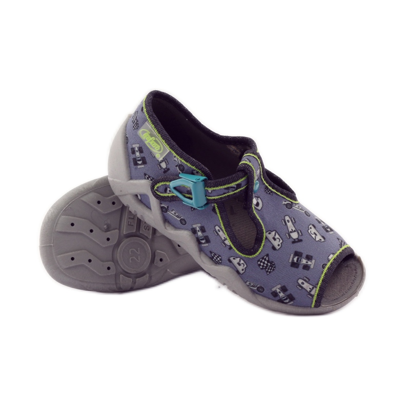 Zapatillas befado 217p092 chasers verde gris negro blanco 3