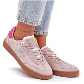 Zapatos deportivos de gamuza para mujeres d.franklin DFSH387005 Dirty Pink rosado 10