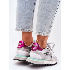 Zapatillas deportivas para mujeres D.Franklin DFSH378006 Plata 2