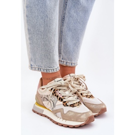 Zapatillas deportivas para mujeres D.Franklin DFSH378006 Oro dorado 5