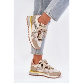 Zapatillas deportivas para mujeres D.Franklin DFSH378006 Oro dorado 6