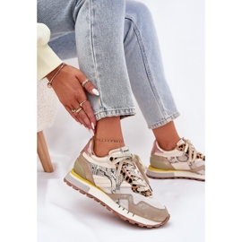 Zapatillas deportivas para mujeres D.Franklin DFSH378006 Oro dorado 7