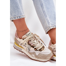 Zapatillas deportivas para mujeres D.Franklin DFSH378006 Oro dorado 9
