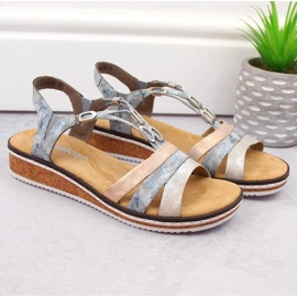 Sandalias cómodas Rieker W RKR664 multicolor 12