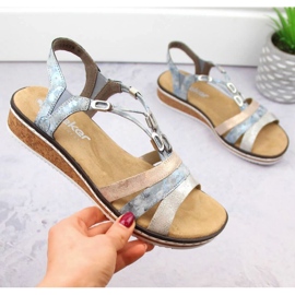 Sandalias cómodas Rieker W RKR664 multicolor 13