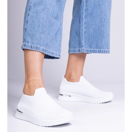 Zapatillas deportivas sin cordones blancas blanco 1