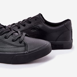 Classic de zapatillas de cuero con bajo ECO para hombres Big Star NN174252 Negro 4