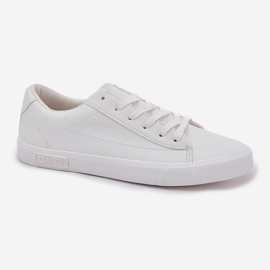 Zapatillas bajas clásicas para hombres con cuero ecológico Big Star NN174250 White blanco 8