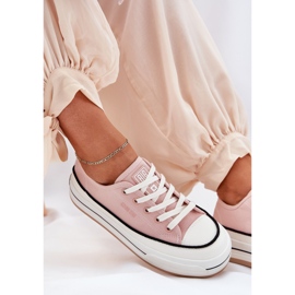 Big Star Star Nn274207 Femenino de zapatillas de zapatillas de zapatillas rosado 10