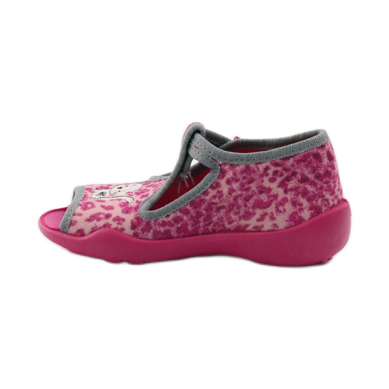 Pantuflas pantera Befado 213P100 rosa gatito rosado 2