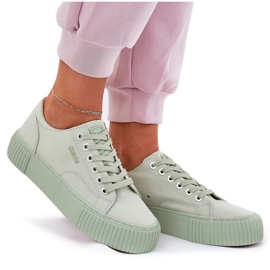 Material de zapatillas de zapatillas Big Star RR274408 Verde 10