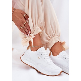Zapatos deportivos femeninos livianos Big Star RR274629 Hi-Polish White System blanco 15