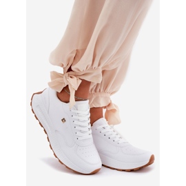 Zapatos deportivos femeninos livianos Big Star RR274629 Hi-Polish White System blanco 1