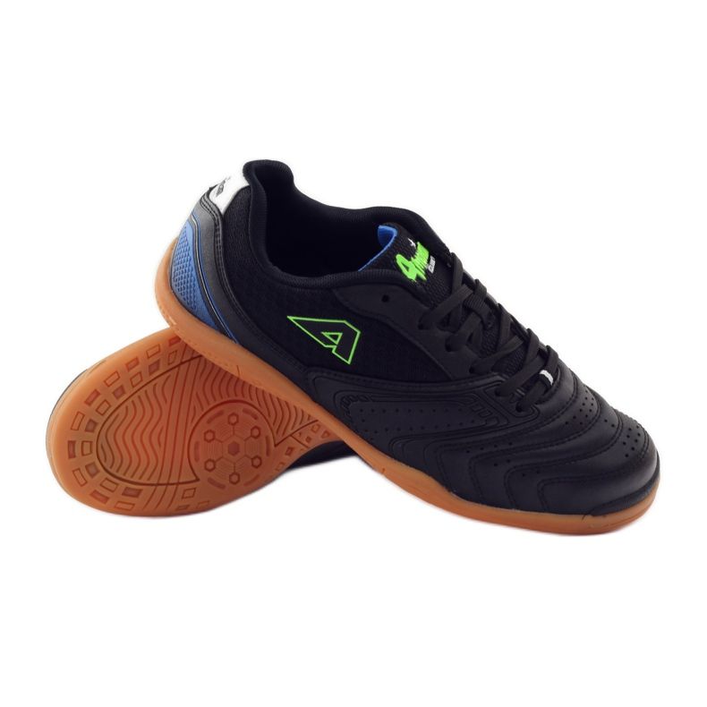 American Club ADI zapatillas deportivas de interior para hombre americanas 160709 negro azul verde 3