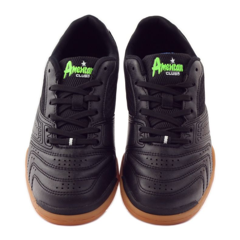 American Club ADI zapatillas deportivas de interior para hombre americanas 160709 negro azul verde 4