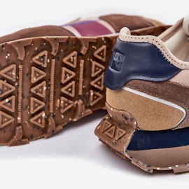 Zapatillas de ante para hombres en el sistema de beige Hi-Polish Big Star RR174475 5