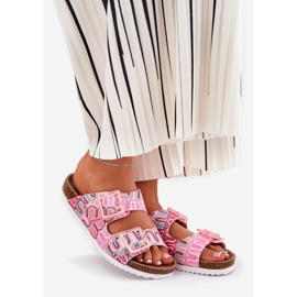 S.Barski Flip Flip Flip Flip con hebillas y Glitter S. Barski RB51-006 Pink rosa 1