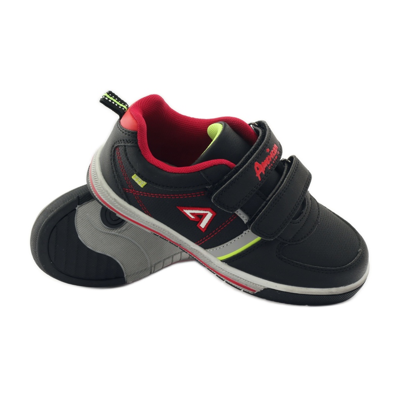 American Club Deportivas ADI con velcro Americana CA51 rojo verde gris negro 3 American Club Deportivas ADI con velcro Americana CA51 rojo verde gris negro 3