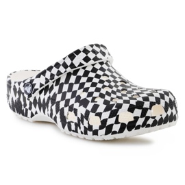 Crocs Classic Warped Checker Clog 211007-103 blanco 1