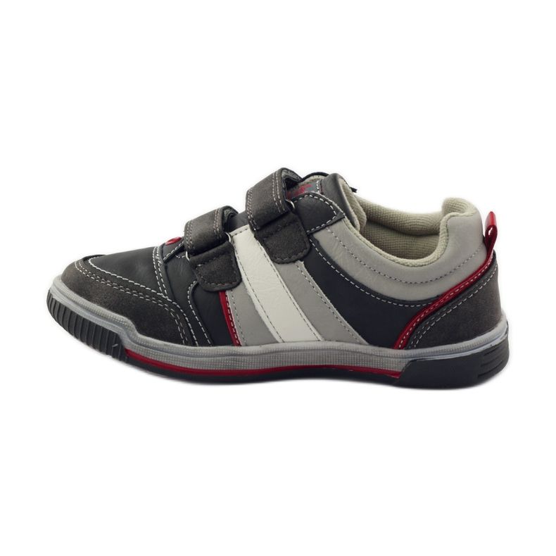 American Club Deportivas infantiles ADI con velcro americana 152625 gris rojo 2