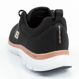 Zapatos Skechers Flex Appeal 4.0 Brillant View 149303/BKRG negro 4