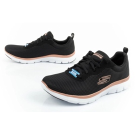 Zapatos Skechers Flex Appeal 4.0 Brillant View 149303/BKRG negro 8