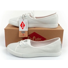 Lee Cooper LCW-25-02-3313L zapatos zapatillas de deporte para mujeres blanco 9