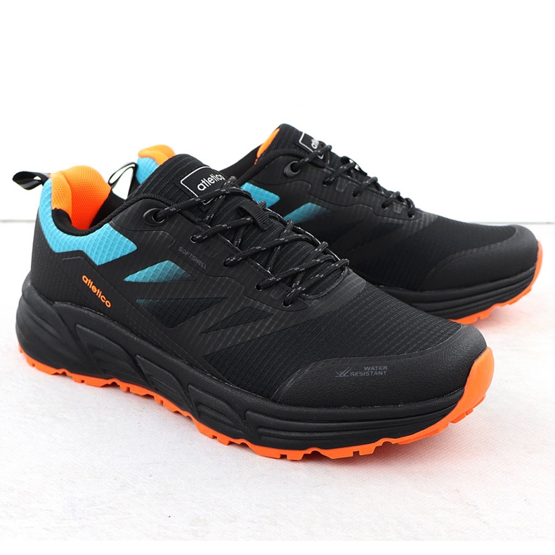 Atletico Zapatos deportivos para hombres impermeables Atlético negro VB17321 1