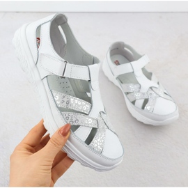 ARTIKER Zapatos blancos de arte de arte femenino 1