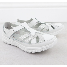 ARTIKER Zapatos blancos de arte de arte femenino 2