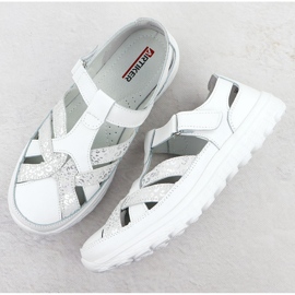 ARTIKER Zapatos blancos de arte de arte femenino 3