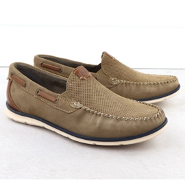 Cuero mocasines Los cómodos bugatti marrón slip-in para hombres 321-ARU61-1400 1