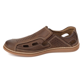 Olivier Zapatos transpirables para hombres rotos 203l marrón 1
