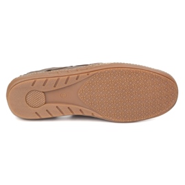 Olivier Zapatos transpirables para hombres rotos marrón 5