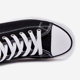 Material de zapatillas para hombres Big Star NN174304 Sistema de alta poli Sistema negro 3