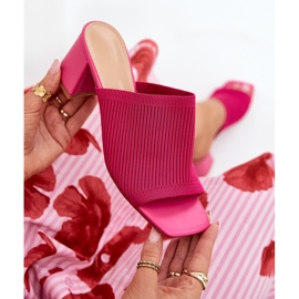 Zapatillas de altura de las mujeres rosado 8