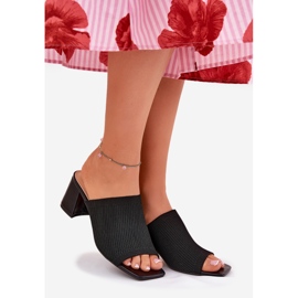Tacones altos de mujeres negras para mujeres negro 1