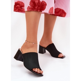 Tacones altos de mujeres negras para mujeres negro 2