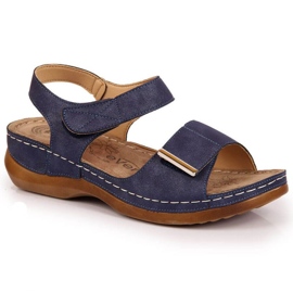 Sandalias velcros eVento W EVE223C azul marino 12