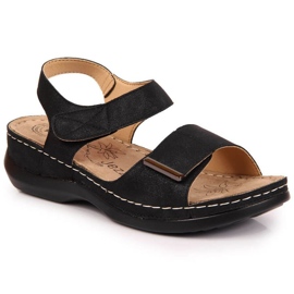 Sandalias cuña eVento W EVE223D negro 12