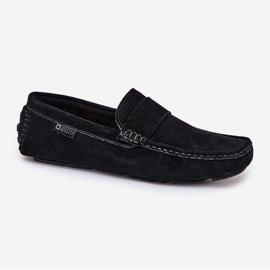 Big Star RR174049 Hombres de gamuza para hombres negro 7