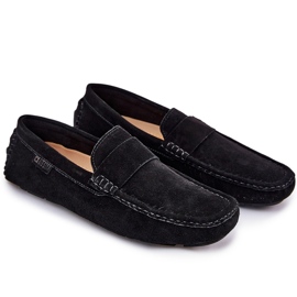Big Star RR174049 Hombres de gamuza para hombres negro 8