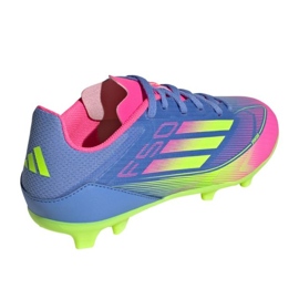 Adidas F50 League FG/MG IE3746 Zapatos de fútbol azul 2