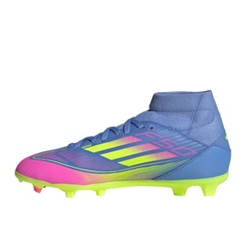 Adidas F50 League FG/MG Mid JP7264 Zapatos de fútbol azul 5
