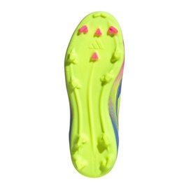 Adidas F50 League FG/MG Mid JP7264 Zapatos de fútbol azul 6